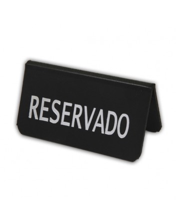 Reservado Para Mesas De Bares y Restaurantes PVC Engomado