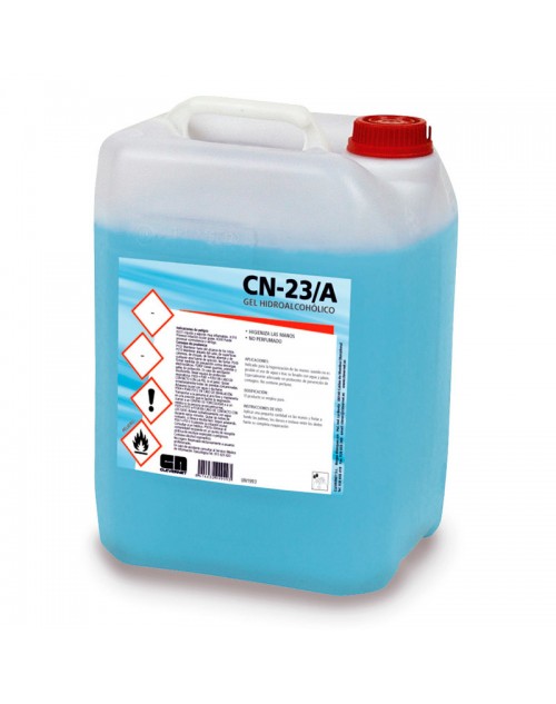 Gel Hidroalcohólico Para Higiene y Desinfección Garrafa 5 litros CN-23/A