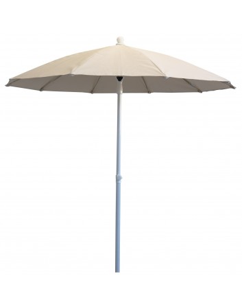 Parasol Redondo Ø 2 m. Aquatex Textilene Beige Conva