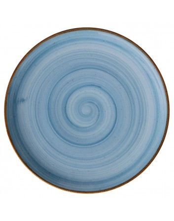 Plato llano redondo Azul para postre  Artisan 17 cm x 24 unidades para bares y restaurantes Corona