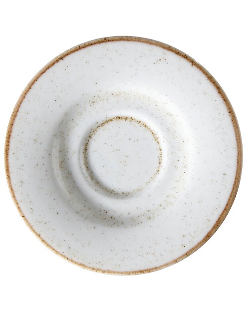 Plato llano redondo Blanco para café Artisan 16 cm x 24 unidades para bares y restaurantes Corona