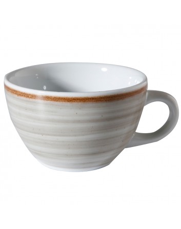 Taza Café Redonda Artisan Gris 260 cc x 24 unidades para bares y restaurantes Corona