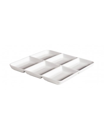 Plato Compartimentos 27 cm x 12 unidades para bares y restaurantes Corona