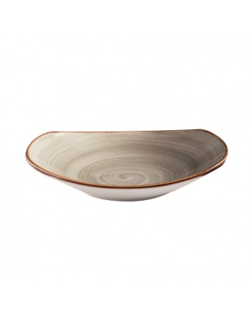 Plato hondo Artisan Gris 20 x 8,5 cm x 24 unidades para bares y restaurantes Corona