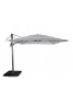 Parasol Lateral Profesional para Terrazas Flexo 3x3 m. Ezpeleta. Estructura Negra