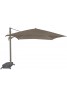 Parasol Lateral Profesional para Terrazas Flexo 3x3 m. Ezpeleta. Estructura Taupé