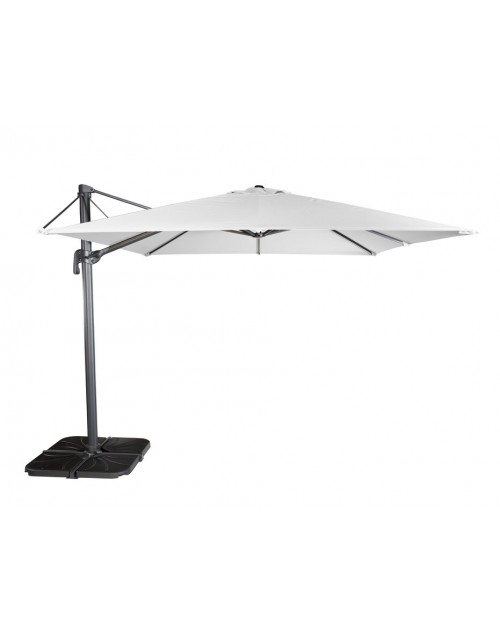 Parasol Lateral Profesional para Terrazas Flexo 3x3 m. Ezpeleta. Estructura Negra