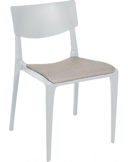  Silla Town Pad Apilable Para Interiores Polipropileno Ezpeleta Asiento Tapizado