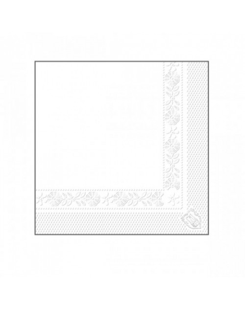 SERVILLETAS DE PAPEL BLANCAS TISSUE 2 CAPAS 20x20 CM. 18 G/M2 4800 UNIDADES GARCÍA DE POU