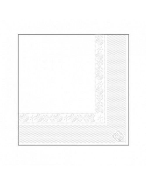 SERVILLETAS DE PAPEL BLANCAS TISSUE 2 CAPAS 40x40 CM. 18 G/M2 1600 UNIDADES GARCÍA DE POU