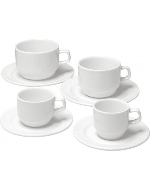 Plato para taza té/desayuno Turia 15,5 cm x 24 unidades para bares y restaurantes Porvasal