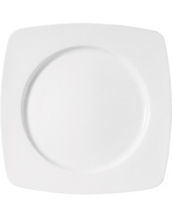 Plato Llano Cuadrado serie Arenas porcelana 20x20 cm 24 unidades para bares y restaurantes Porvasal