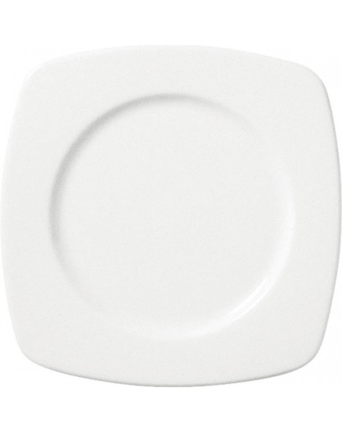 Plato Llano Cuadrado serie Arenas porcelana 16x16 cm 24 unidades para bares y restaurantes Porvasal