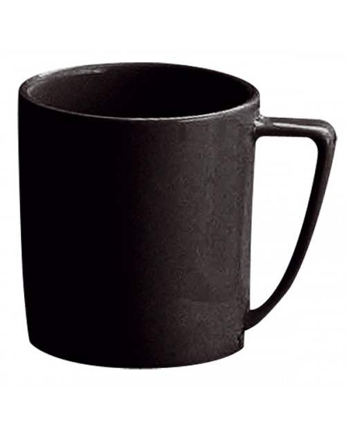 Taza Desayuno Malvarossa Negra 250 cc x 24 unidades para bares y restaurantes Porvasal