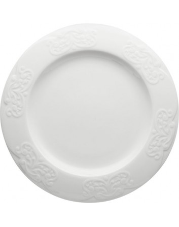 Plato llano Orna serie Malvarossa porcelana 32 cm x 6 unidades para bares y restaurantes Porvasal