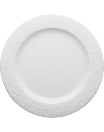 Plato llano Elan serie Malvarossa porcelana 32 cm x 6 unidades para bares y restaurantes Porvasal