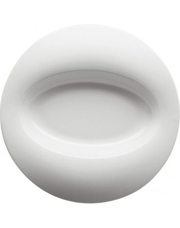 Plato hondo Riso serie Orbe porcelana 27 cm x 6 unidades para bares y restaurantes Porvasal