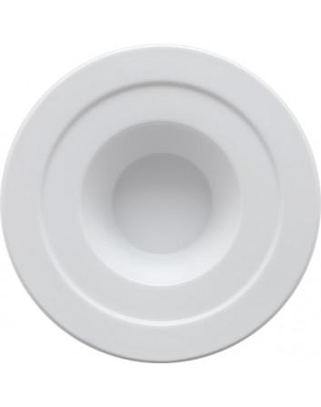 Plato hondo Ronda serie Orbe porcelana 24 cm x 6 unidades para bares y restaurantes Porvasal