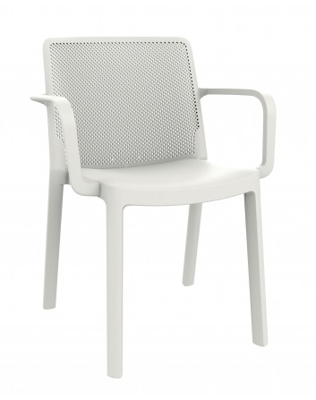 Silla Fresh Resol Garbar con Brazos Polipropileno para Exteriores