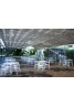 Mesa Max Cuadrada 80x80 cm. Para Bares y Restaurantes Pie Central Aluminio Resol Garbar