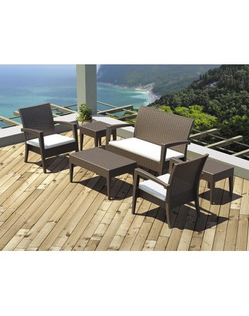 Conjunto Set Miami (Ipanema) Rattan Sintético Siesta Zown