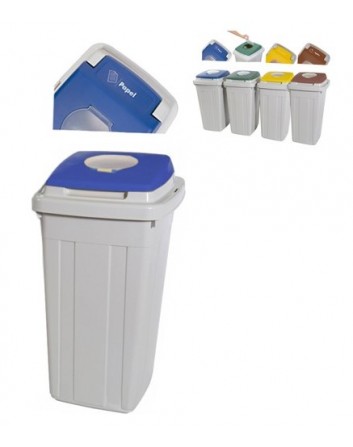 Contenedor de Basura 95 litros Recogida Selectiva Luxe Ressol