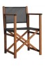 Silla Menorquina Modelo "C" Madera Color Brandy Lona Screen Colores