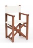  Silla Menorquina Infantil de Madera Plegable S Barniz Brandy Lona Colores