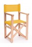 Silla Menorquina Infantil de Madera Plegable S Barniz Natur Lona Colores