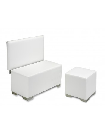 Sofá Modular Tapizado Biplaza Para Interior M.622 Muebles Romero