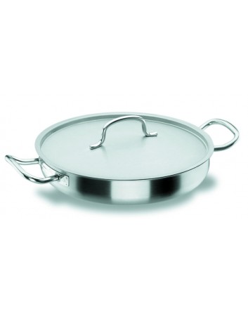 Paellera Chef Classic Con Tapa Profesional Para Hostelería Lacor