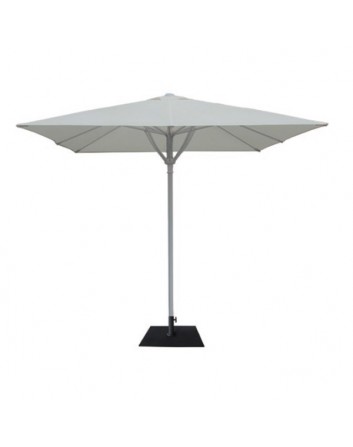 Parasol One Push 2,5x2,5 m. Aluminio Lacado Blanco Resol Garbar