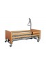 Conjunto cama con carro elevador columnas, incorporador y barandillas madera deslizables 90x190 (ECOFIT PLUS)